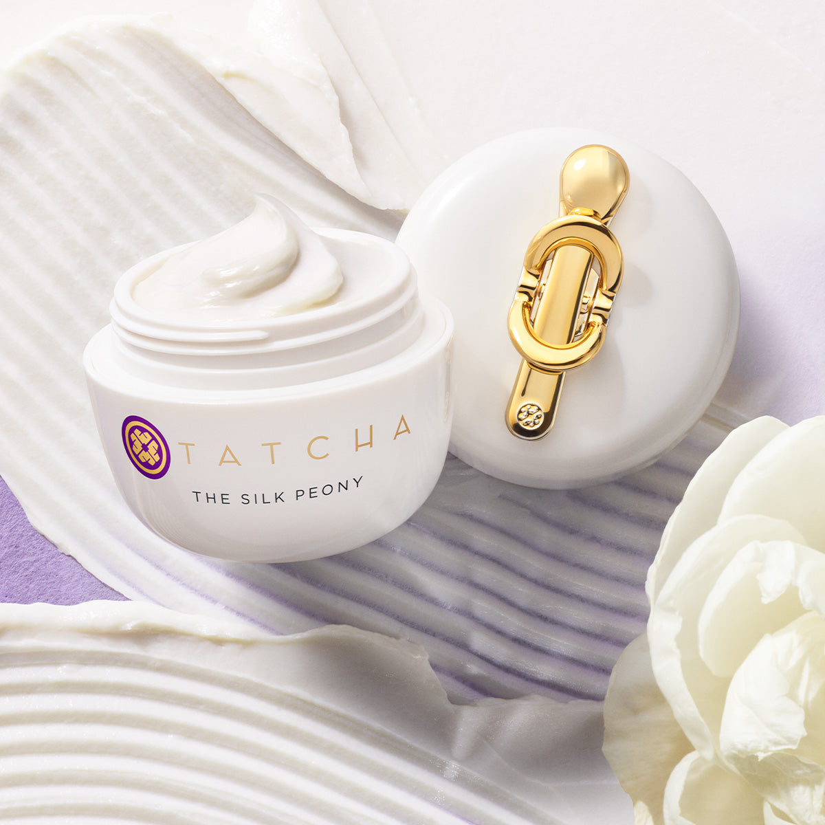 کرم دور چشم ضد چروک قوی The Silk Peony Line-Smoothing Eye Cream تاچا TATCHA
