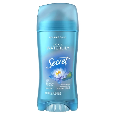 دئودورانت صابونی سکرت رایحه خنک نیلوفرآبی Secret Invisible Solid Cool Waterlily deodorant