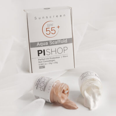 کرم ضدآفتاب spf+50 بی رنگ پی شاپ مناسب پوست چرب