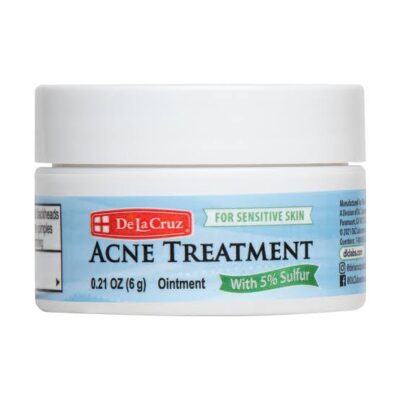ماسک گوگرد دلا کروز ۵٪، ضد جوش فوری پوست حساس - De La Cruz Acne Treatment - سایز 6 گرمی