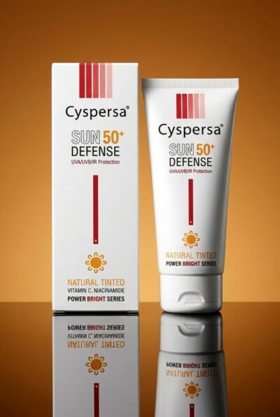 ضد آفتاب ضد لک رنگی SPF50 سیسپرسا | محافظت، درمان لک و آرایش سبک در یک محصول