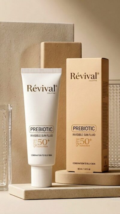 فلوئید ضدآفتاب نامرئی پوست چرب SPF50+ رویوال | محافظت هوشمند، فینیش مات و کنترل چربی بدون حس سنگینی